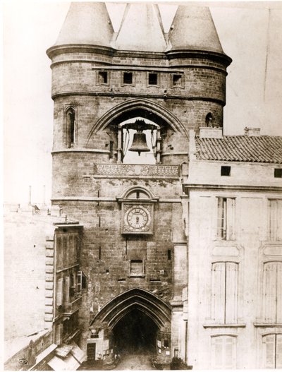 The Porte de la Grosse Cloche in Bordeaux, c.1851 by Henri Jean Louis Le Secq
